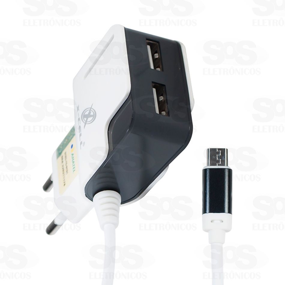 Carregador Micro USB V8 3.1A Ultra Rpido X-CELL XC-UR11