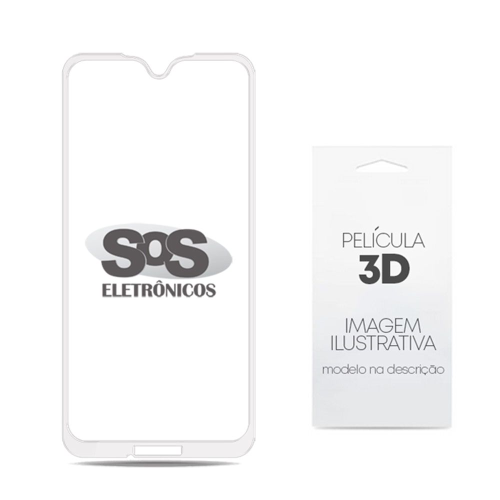 Pelcula 3D Branca Iphone 6 Plus