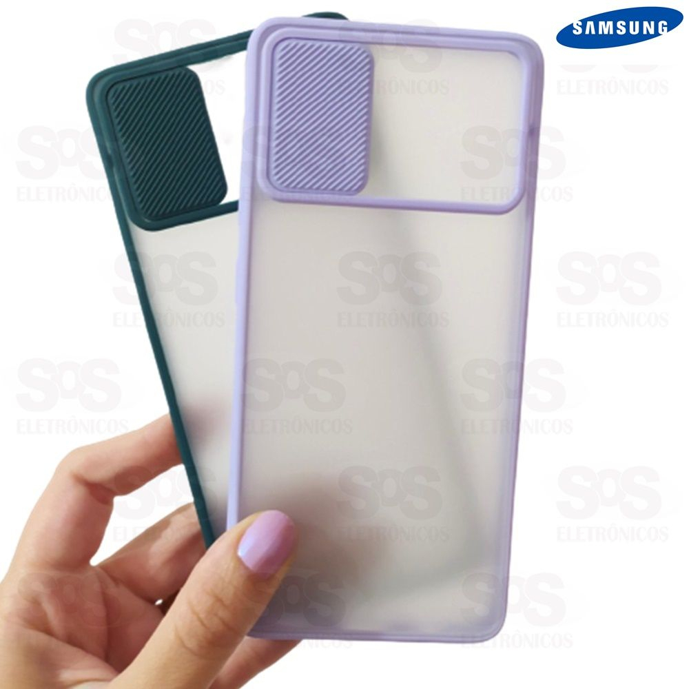 Capa Com Proteo De Cmera Transparente Samsung A02 Cores Variadas