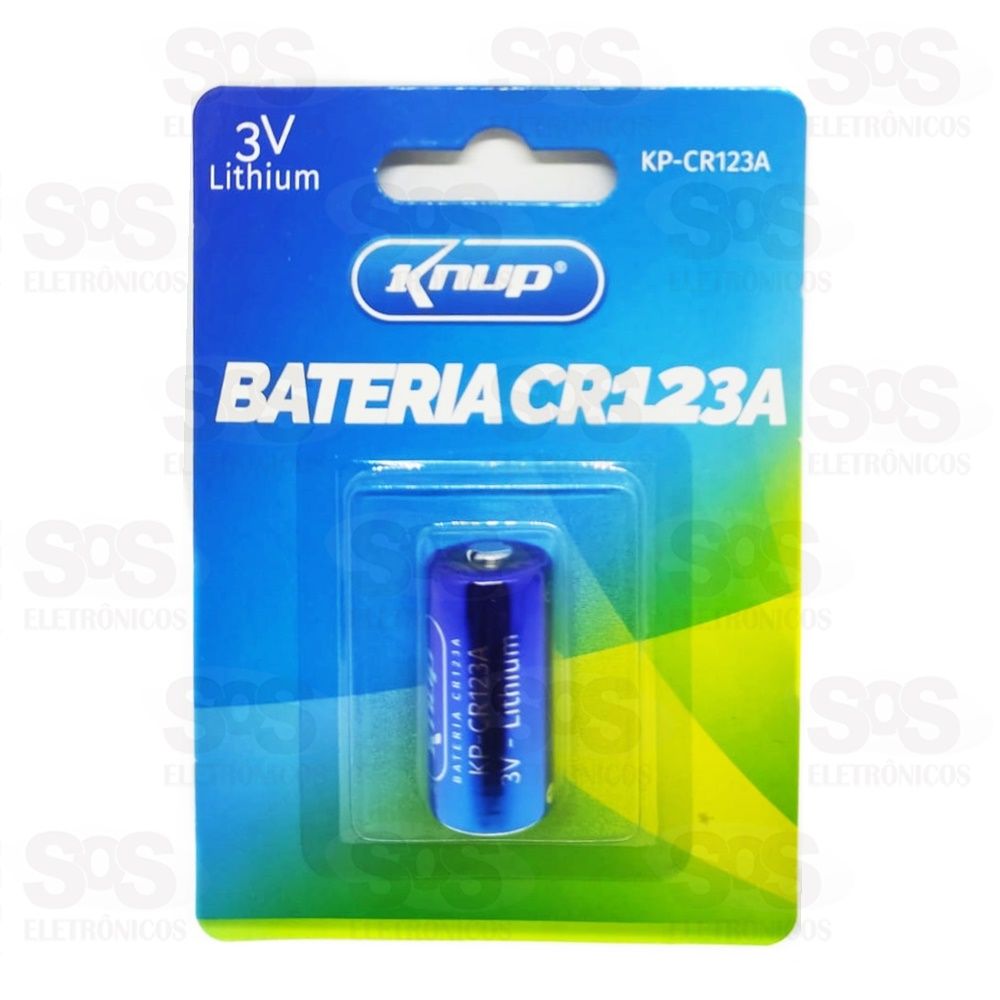 Bateria Para Mquina Fotogrfica Knup KP-CR123A