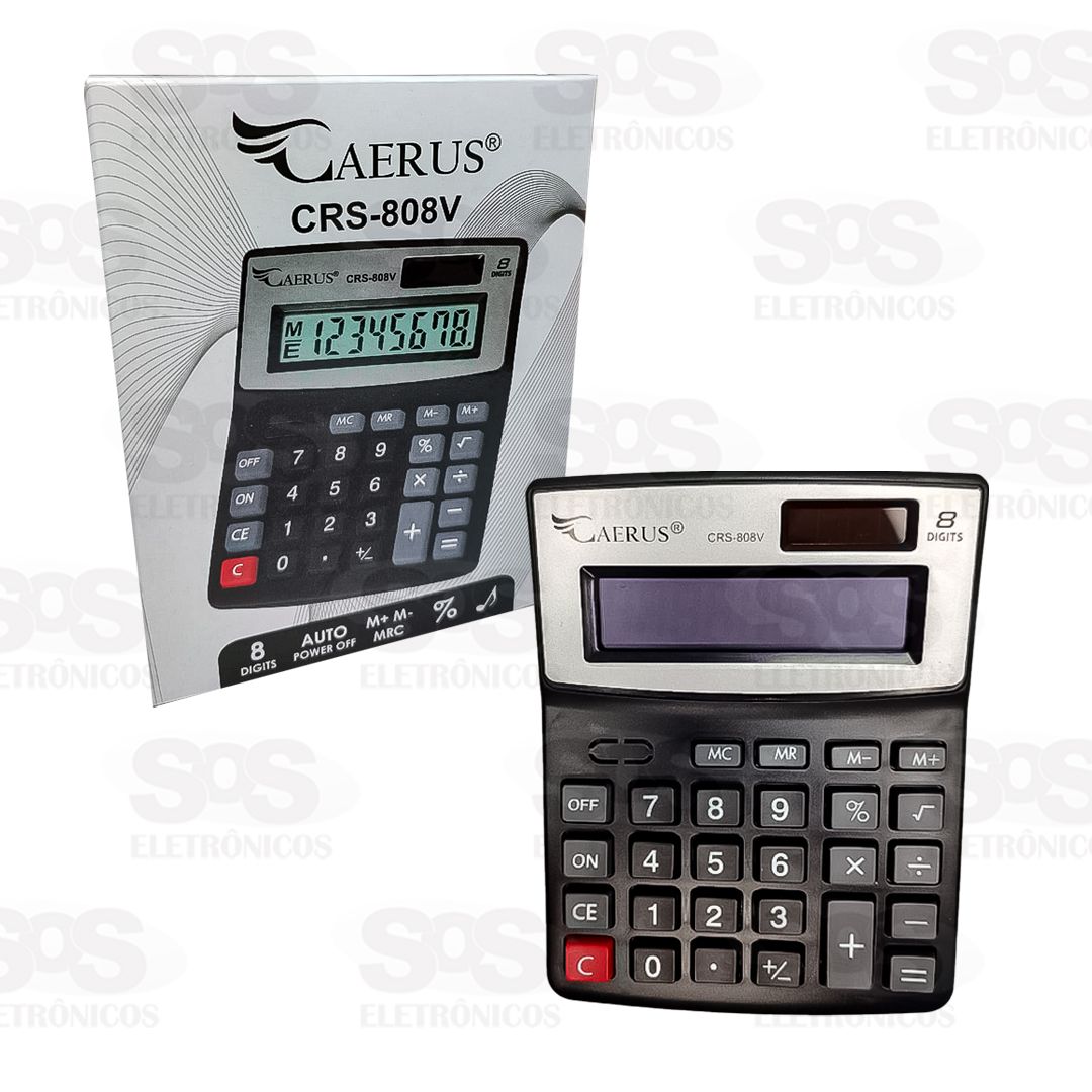 Calculadora 8 Dgitos De Mesa Caerus CRS-808V