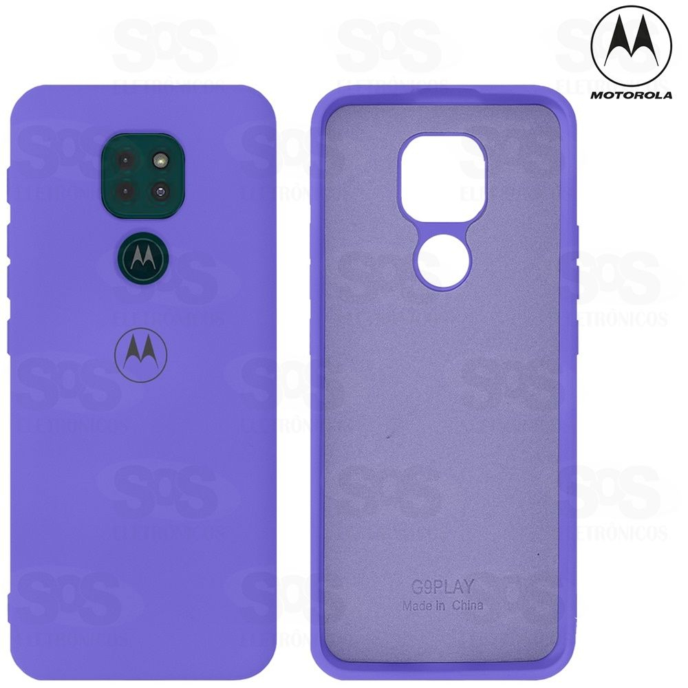 Case Aveludada Blister Motorola One Cores Variadas 