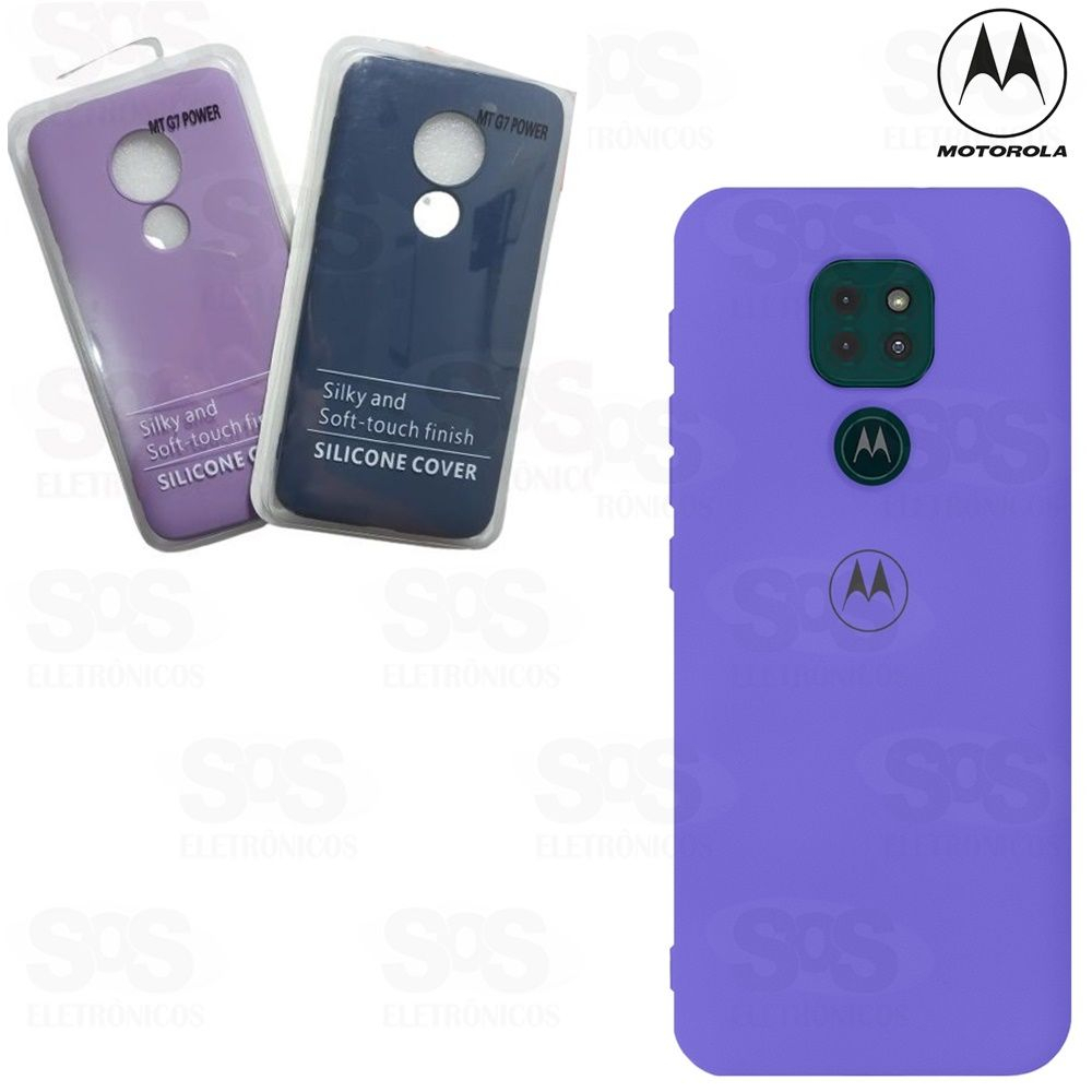 Case Aveludada Blister Motorola E5/G6 Play Cores Variadas 