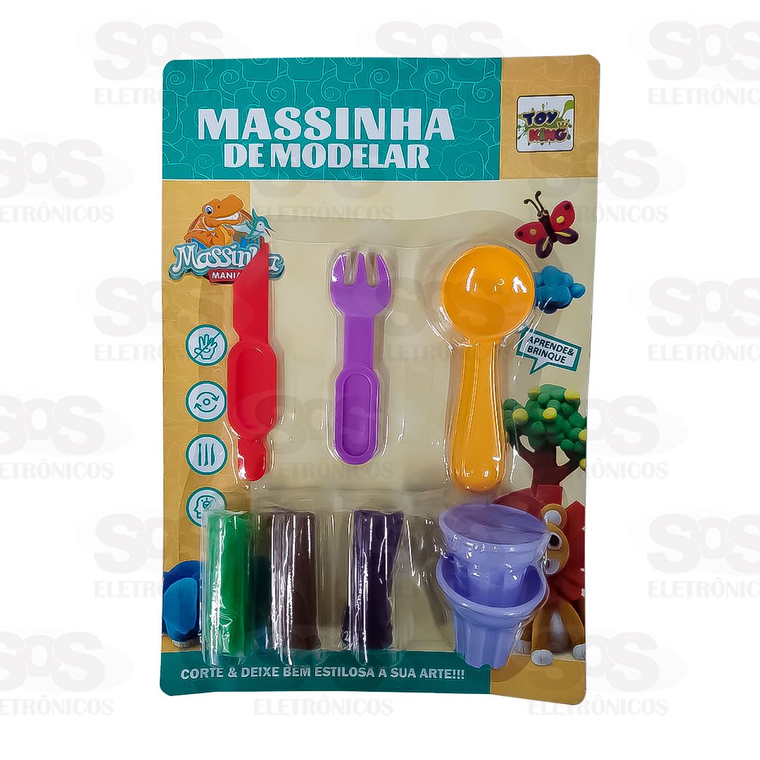 Conjunto De Massinha Sorvete Toy King 3270