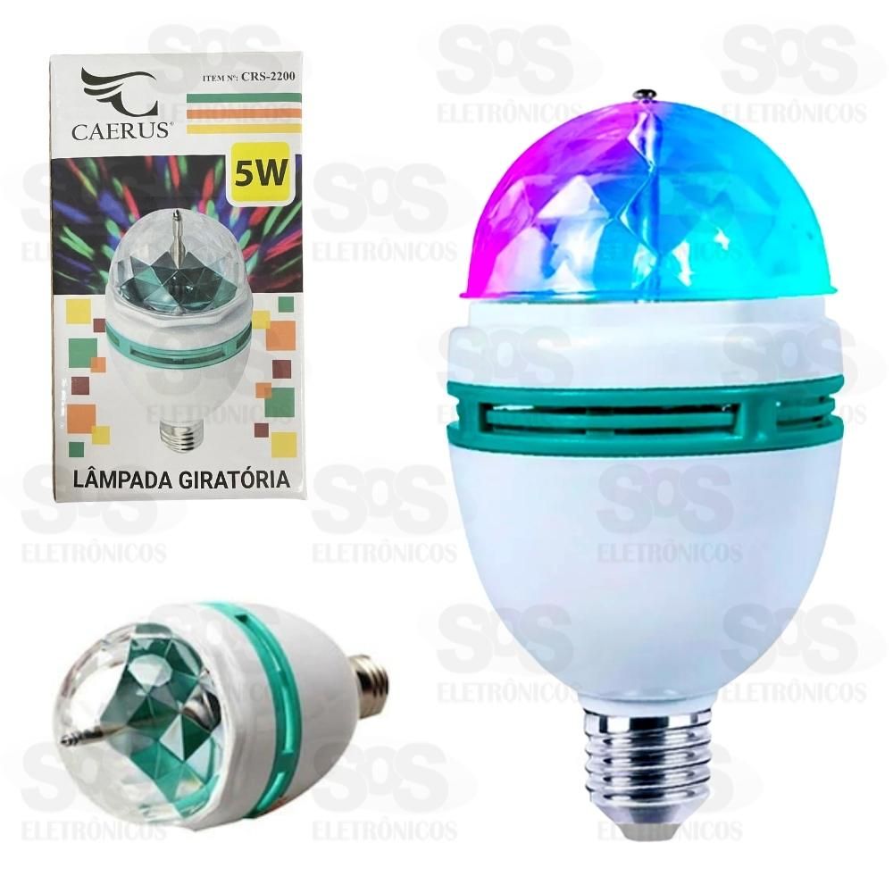 Lmpada Giratria LED Colorido Caerus CRS-2200