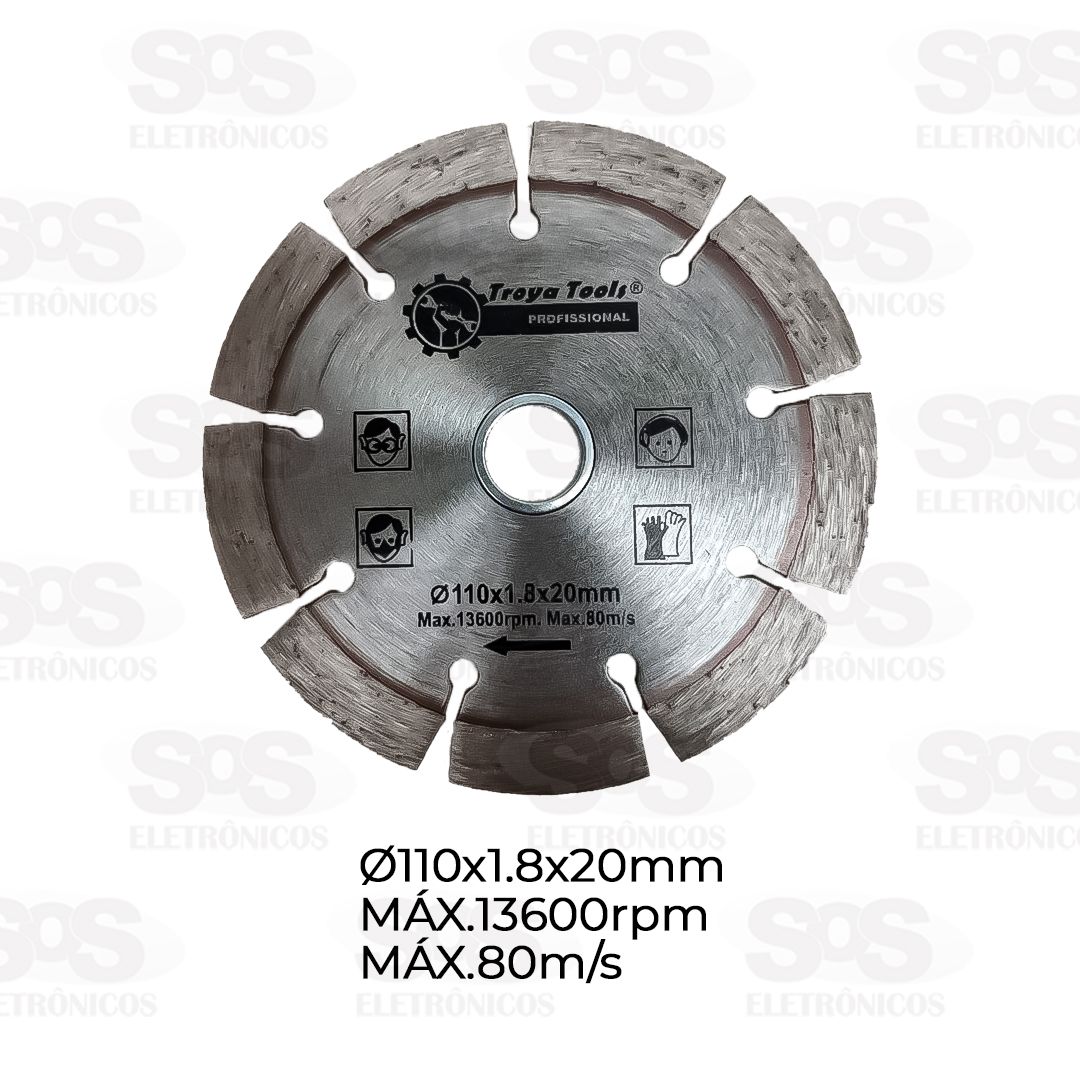 Disco De Serra Segmentado 110mmx20x16mm TRY-9630
