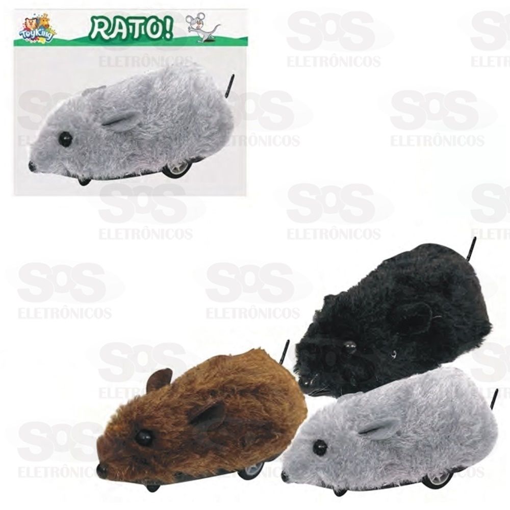 Rato De Frico Pelcia Toy King 1156 