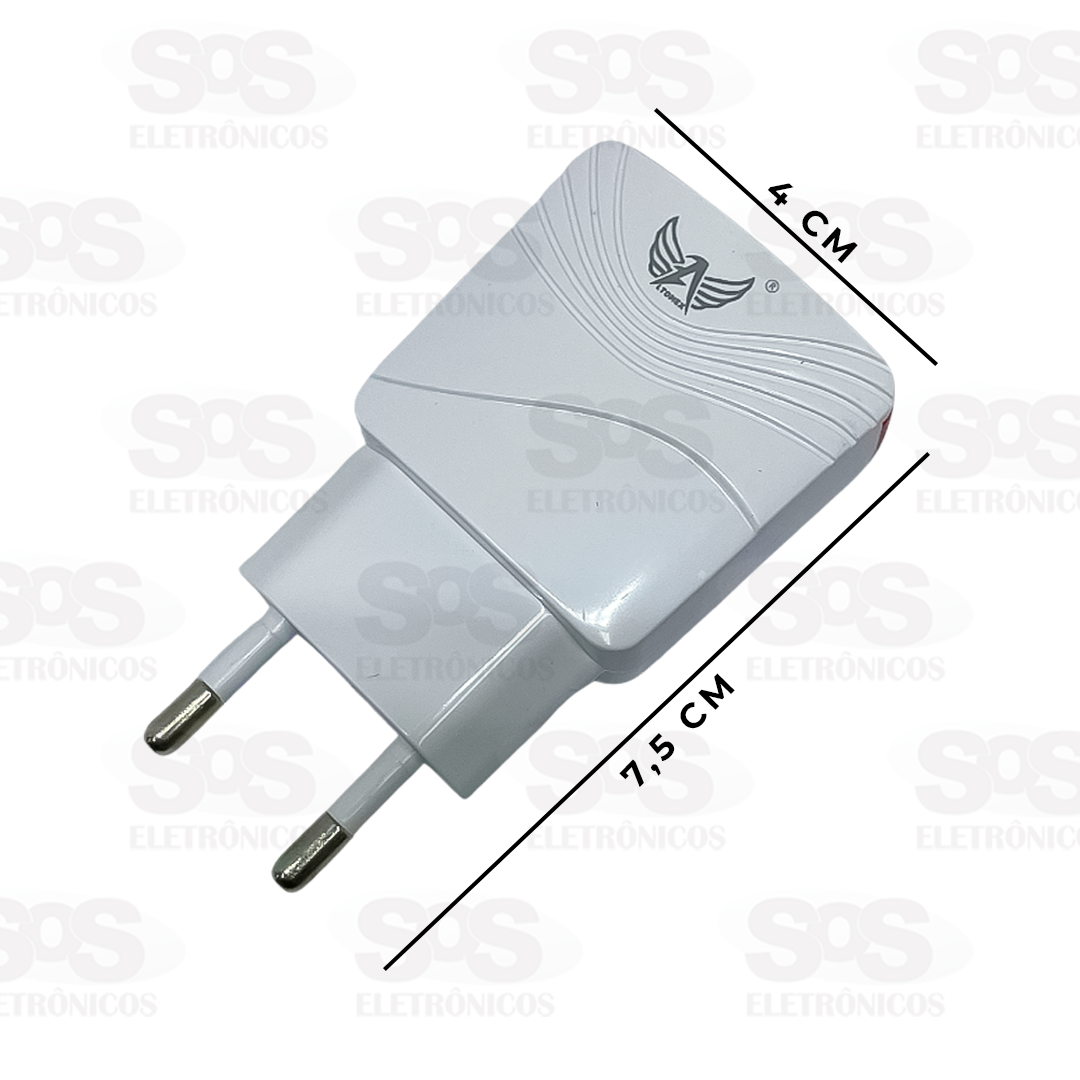 Carregador 2 Portas USB 5.1A Altomex AL-8708