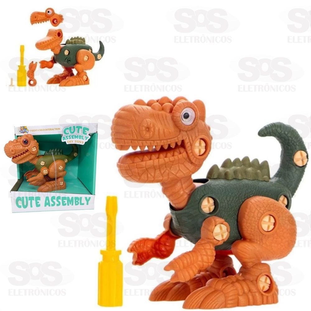 Dinossauro Cute Monta Desmonta Toy King TK-AB2971