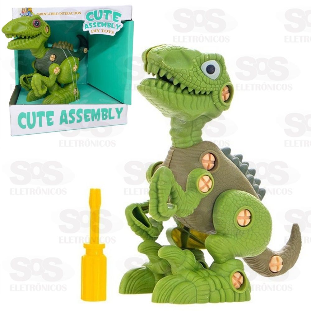 Dinossauro Cute Monta Desmonta Toy King TK-AB2971