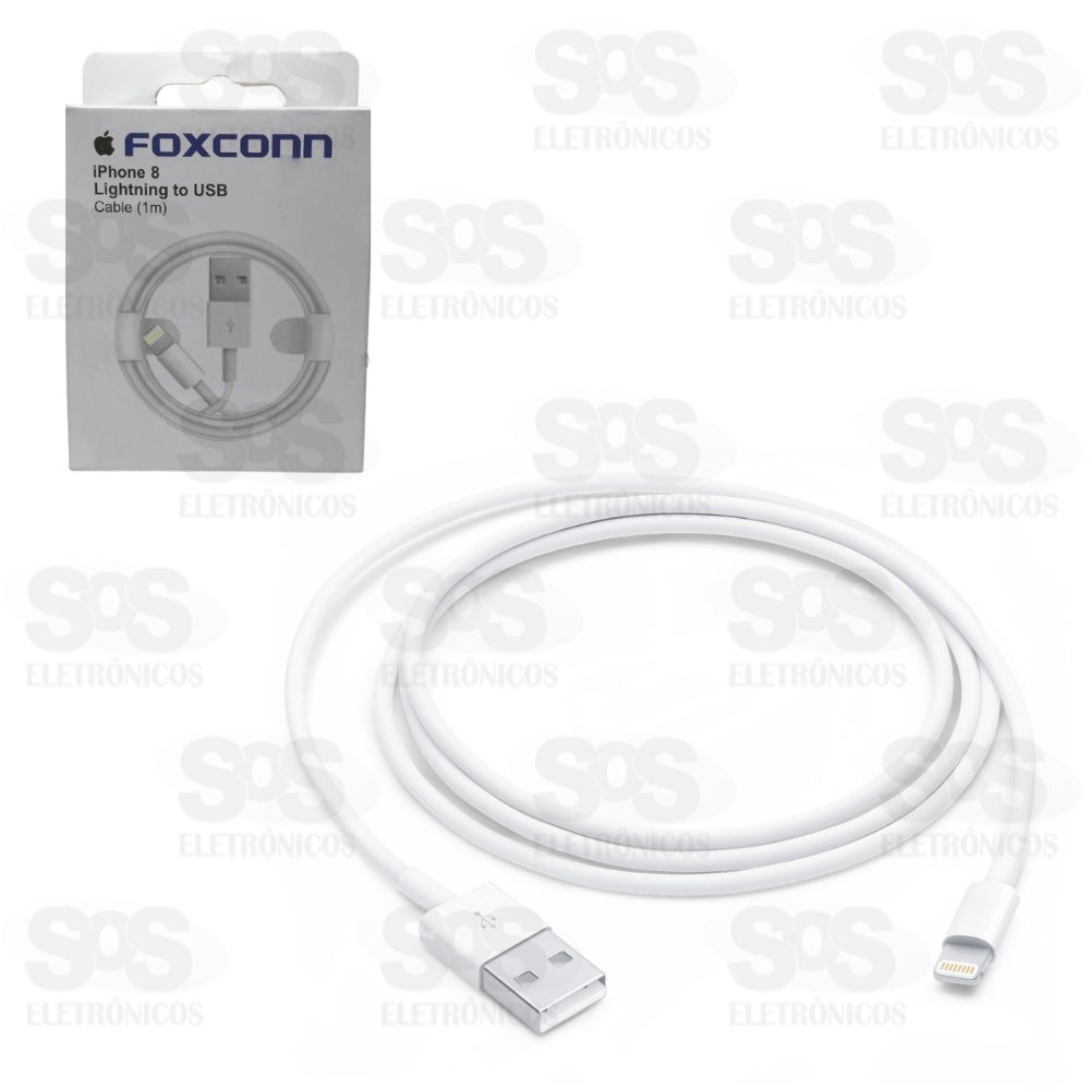 Cabo Iphone Lightning USB 1 Metros Foxconn