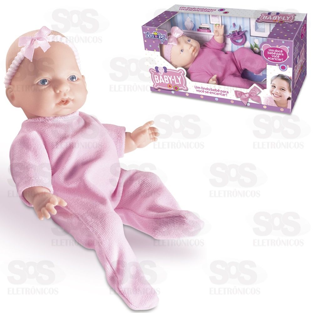 Boneca Baby Ly Branca Nova Toys 1013