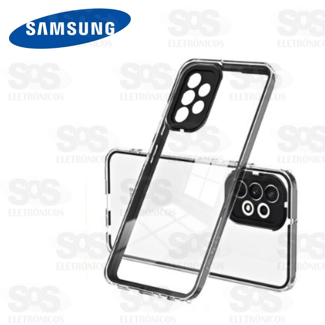 Capa Transparente Com Borda Samsung A14 Cores Sortidas