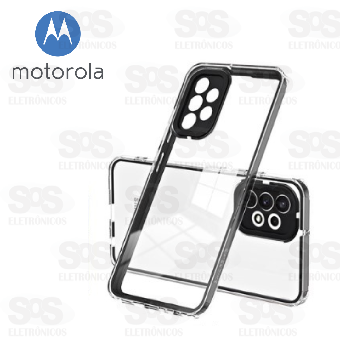 Capa Transparente Com Borda Motorola G22 Cores Sortidas