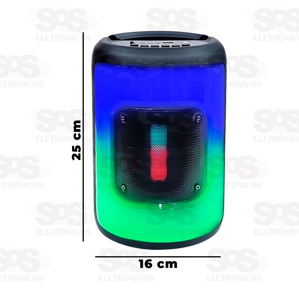 Caixa De Som LED RGB 5W Xtrad XDG-294