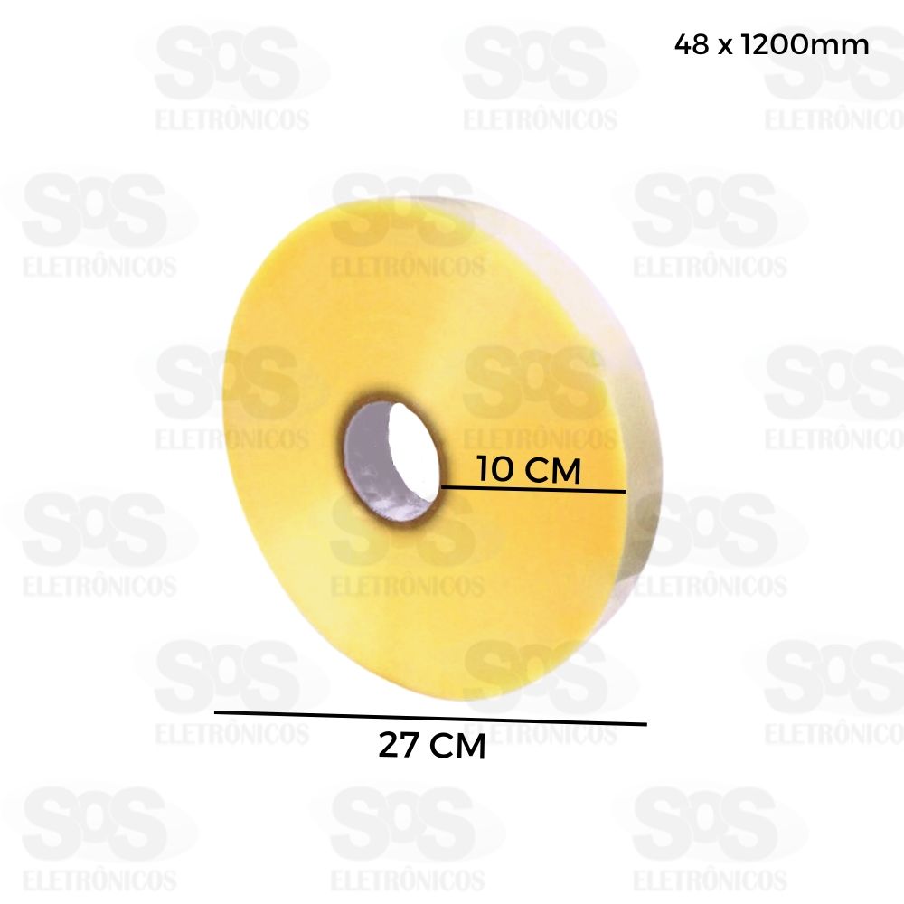 Fita Adesiva Transparente 48mm X 1.200m Caerus CRS-1443