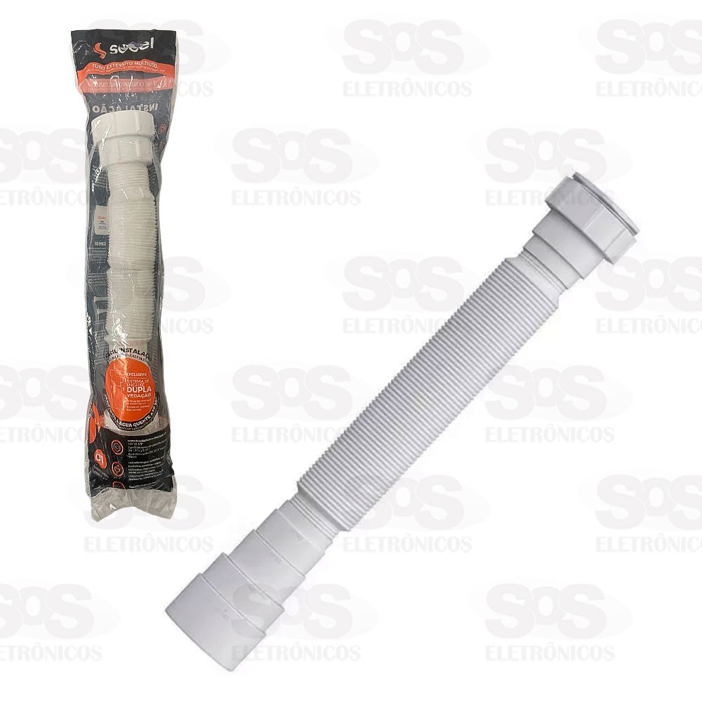 Sifo Sanfonado Universal PVC Extensvel 57 - 73CM 
