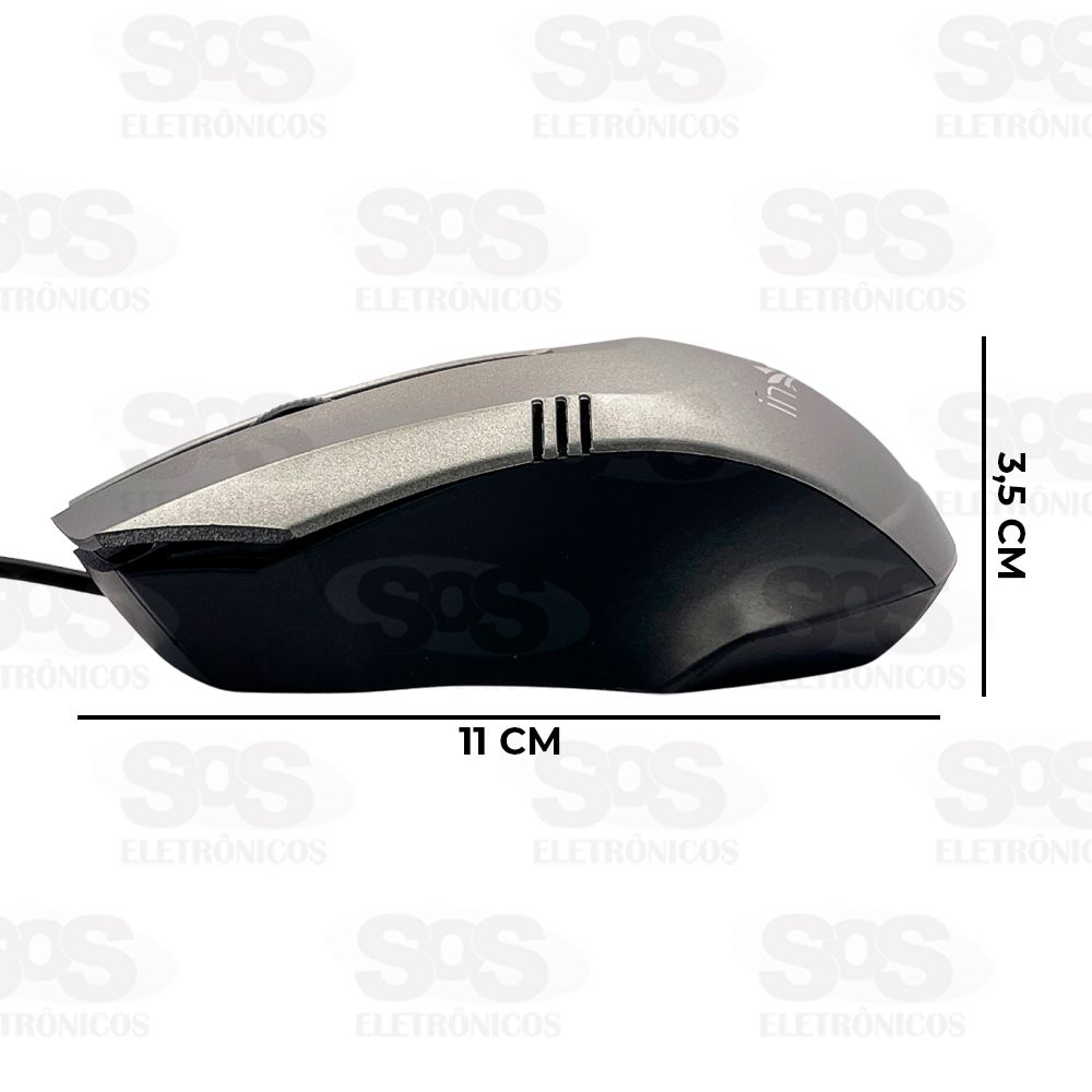 Mouse ptico Com Fio 1.2M Inova Prime MOU-11180