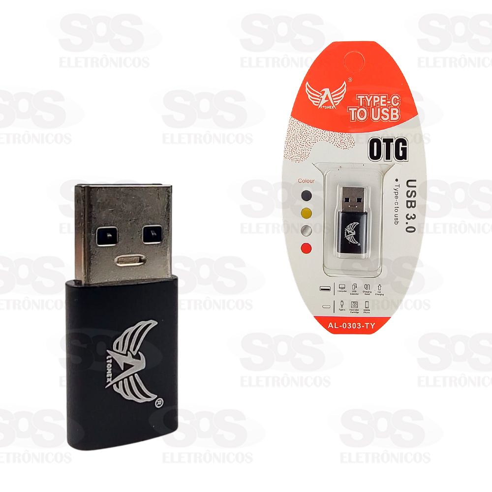 Adaptador OTG Type C Para USB 3.0 Altomex AL-0303-TY
