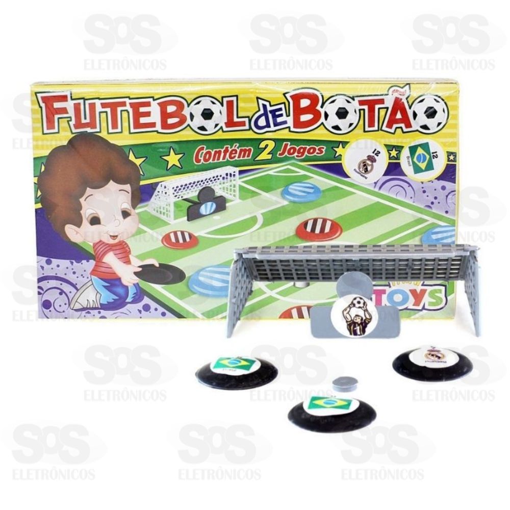 Jogo Futebol De Boto 2 Times Mini Toys 0371