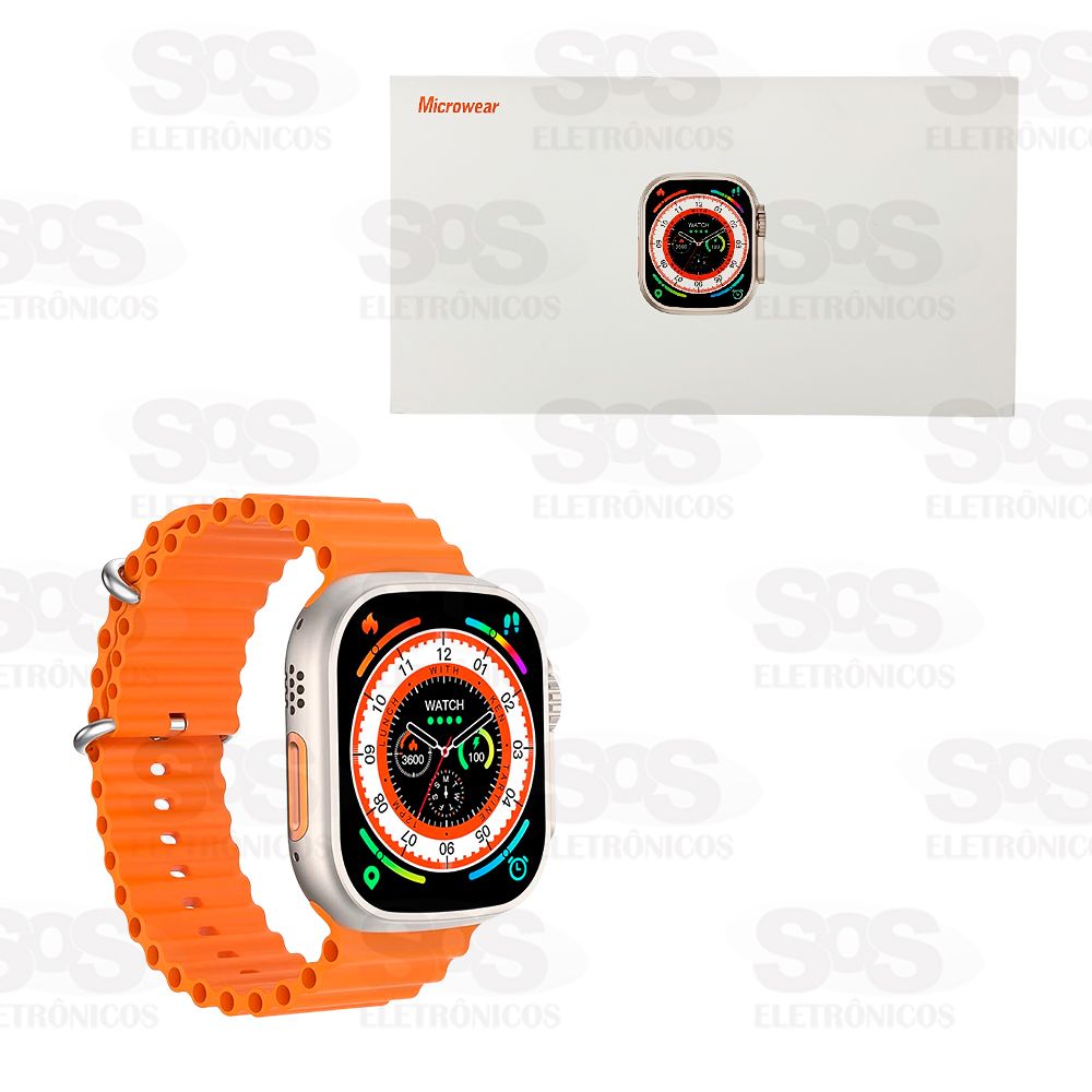 Relgio Smartwatch Ultra Microwear W68+