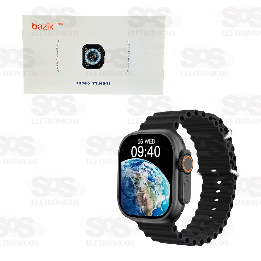 Relgio Smartwatch W68+ 49mm Ultra Bazik Prime