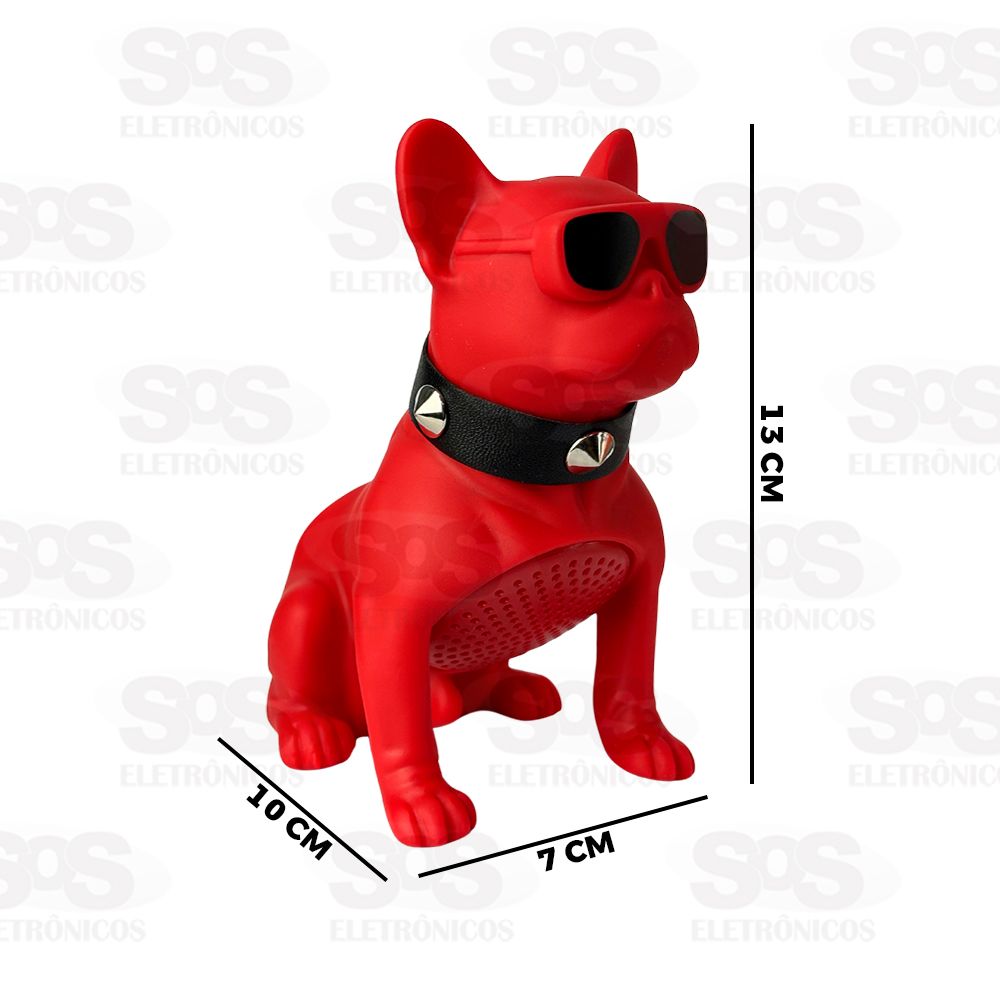 Caixa De Som Cachorro Bulldog 5W Altomex AL-8336