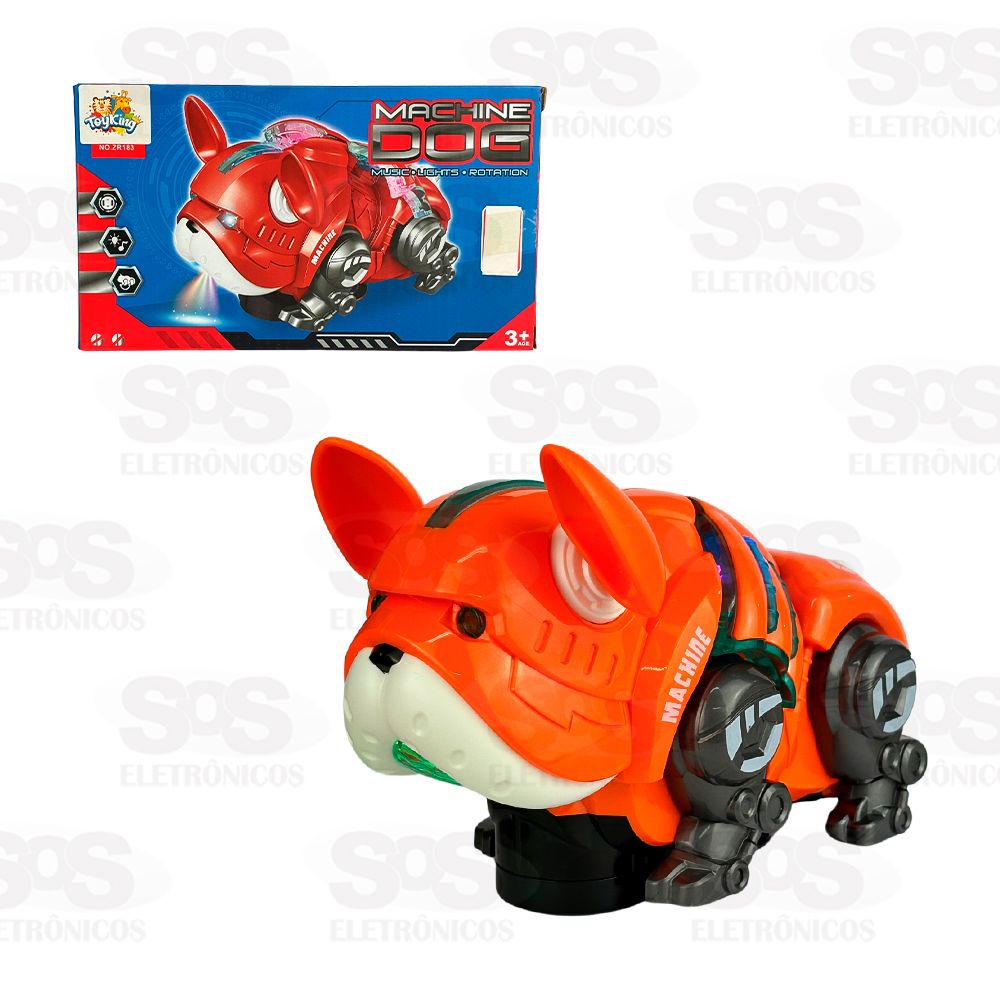 Super Cachorro Rob Com Luzes e Sons Toy king TK-AB6340