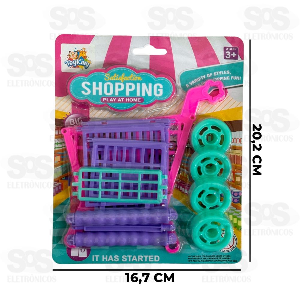 Carrinho De Supermercado Toy King TK-AB5327