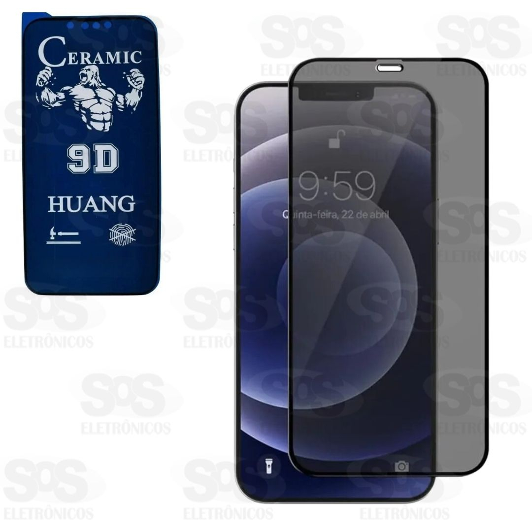 Pelcula Cermica Privacidade Preta Samsung A53 5G