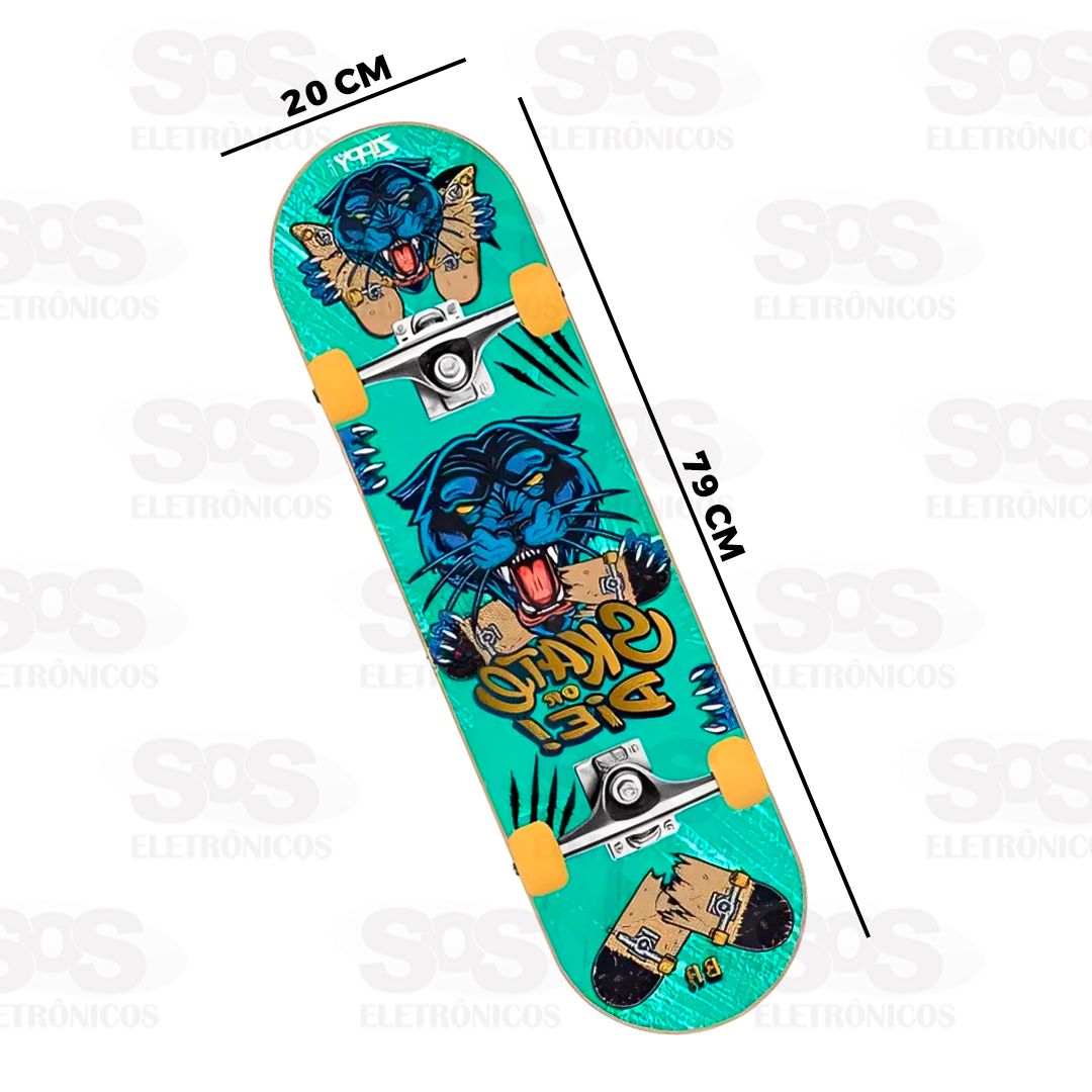 Skate Semi Profissional Estampas Variadas Zippy Toys SK1901
