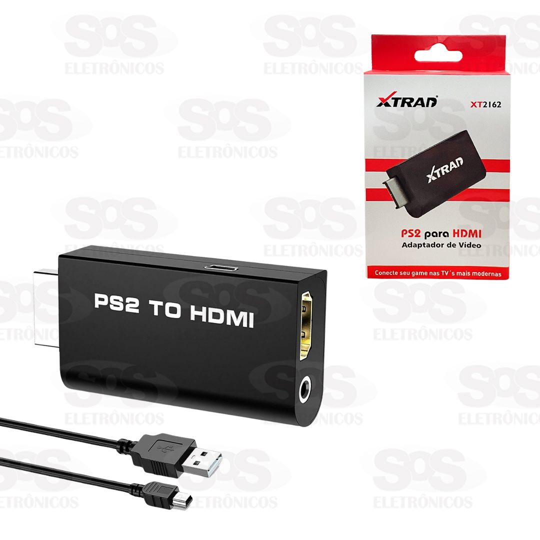 Adaptador de Vdeo PS2 Para HDMI Xtrad XT2162