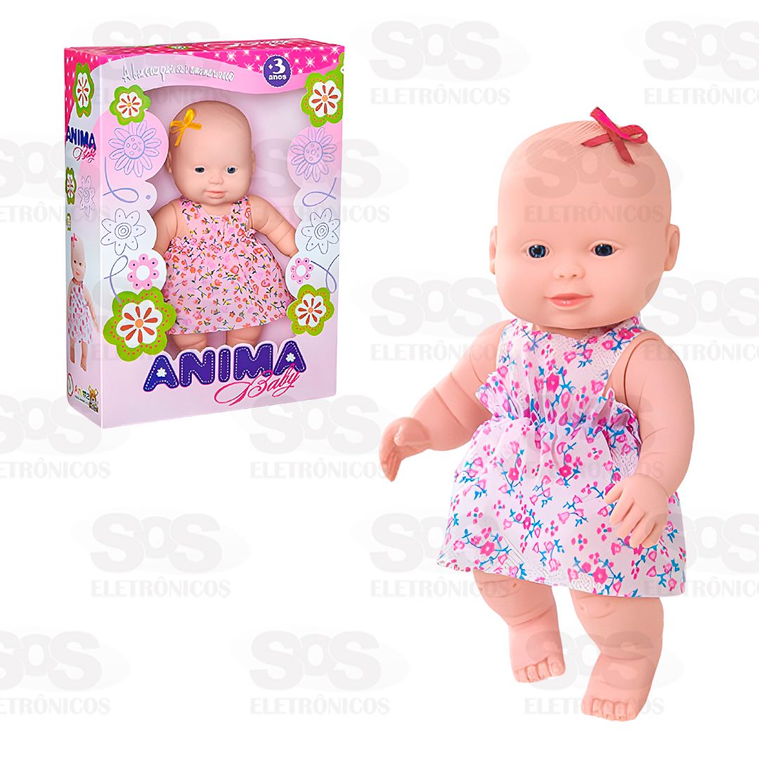 Boneca Anima Baby Articulvel 100% Vinil Com Cheirinho Anima Toys 2001