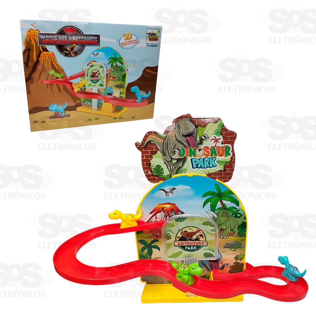 Brinquedo Trator Dino Dinossauro Jogo Argolas Musical 360