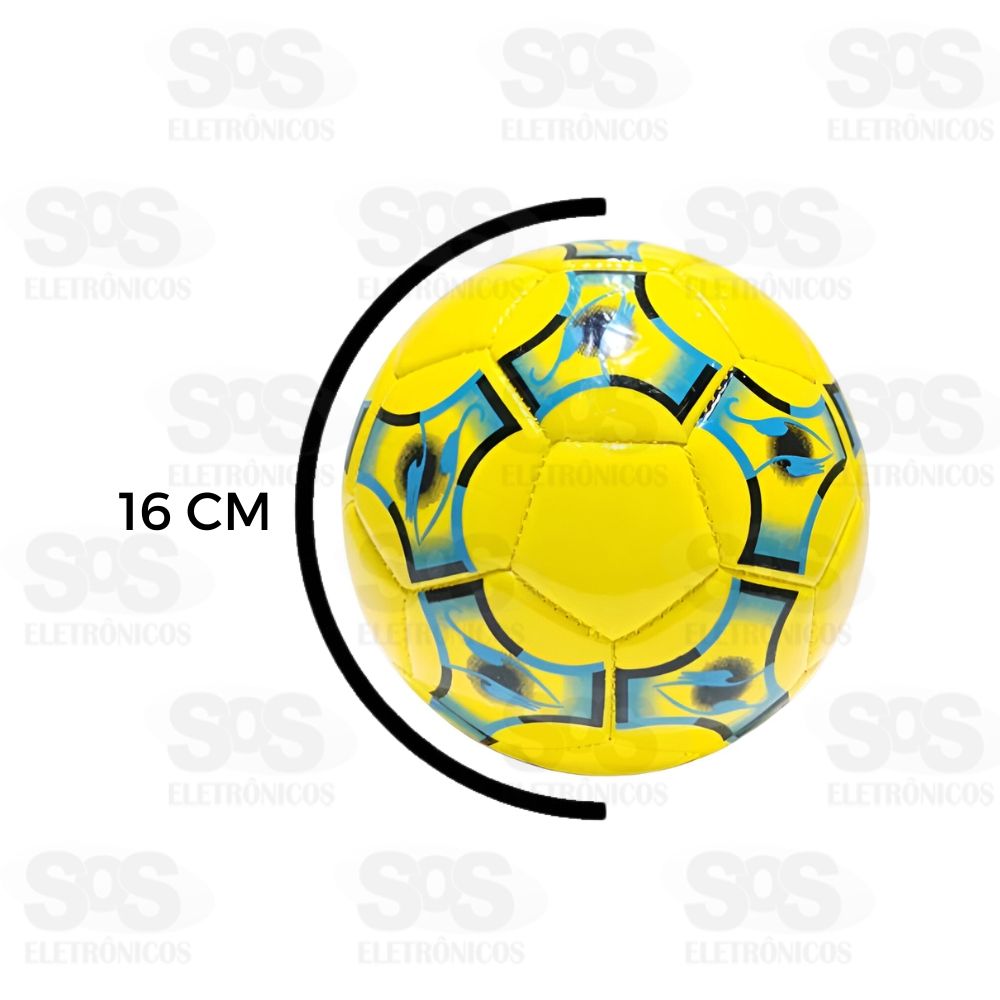 Mini Bola De Futebol De Campo Cores Variadas Infantil A70-3