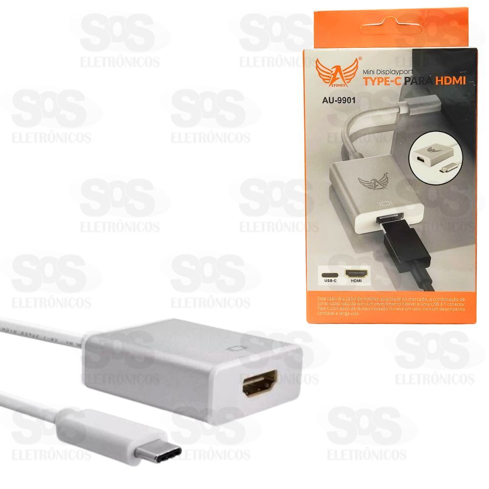 (ativar)Cabo Adaptador USB 3.0 E 2.0 Para HDMI Altomex U-9901